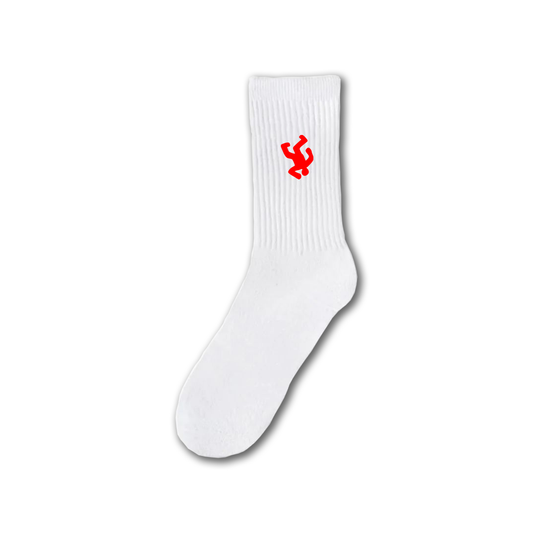 SiR! Stock Crew Socks White
