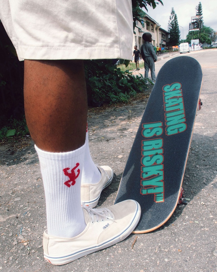 black white crew socks streetwear