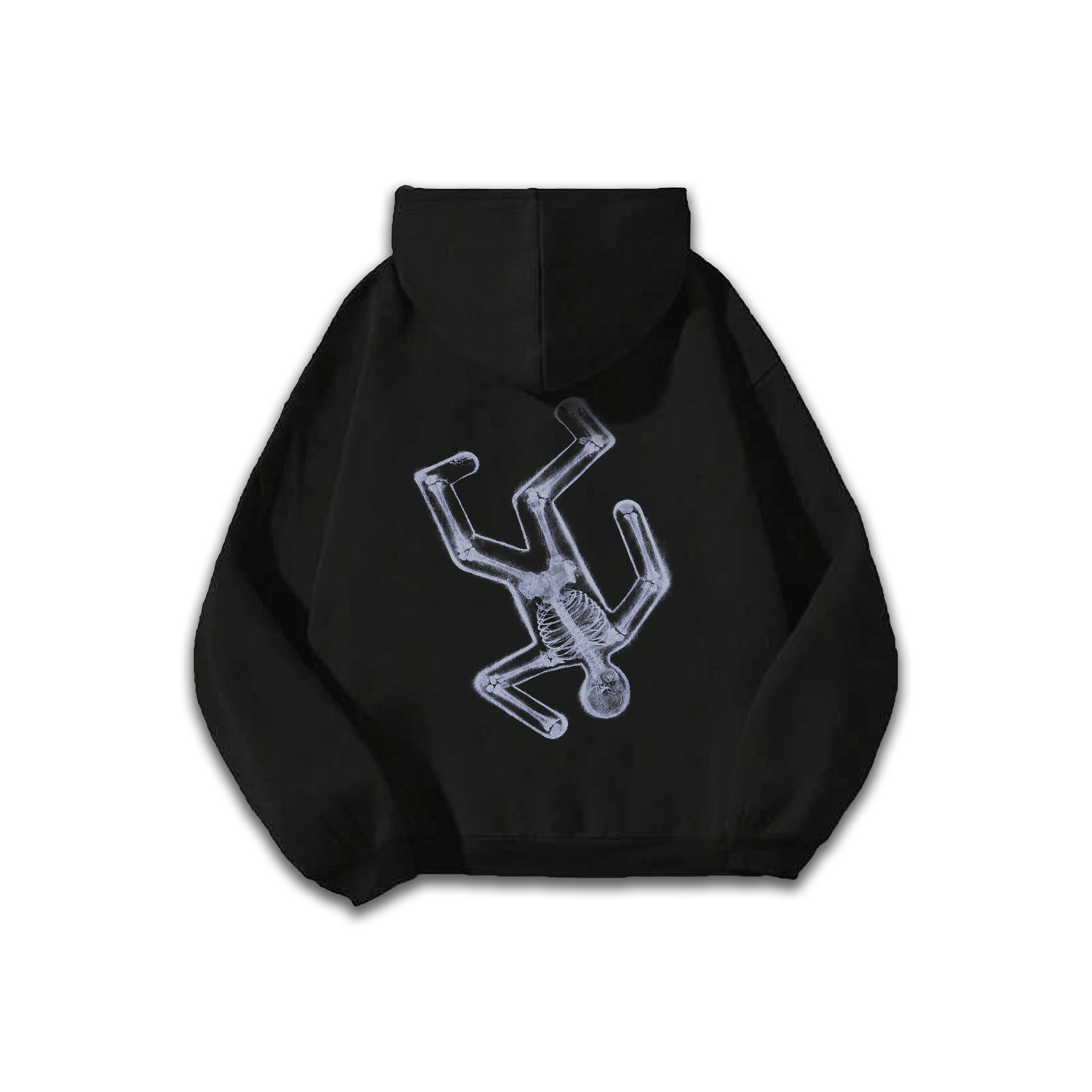 black x ray hoodie streetwear