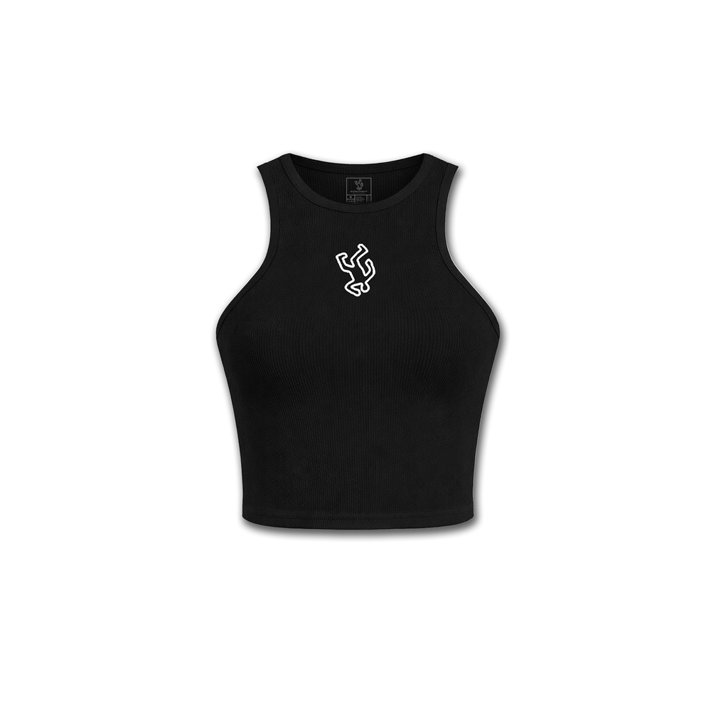 black crop top streetwear
