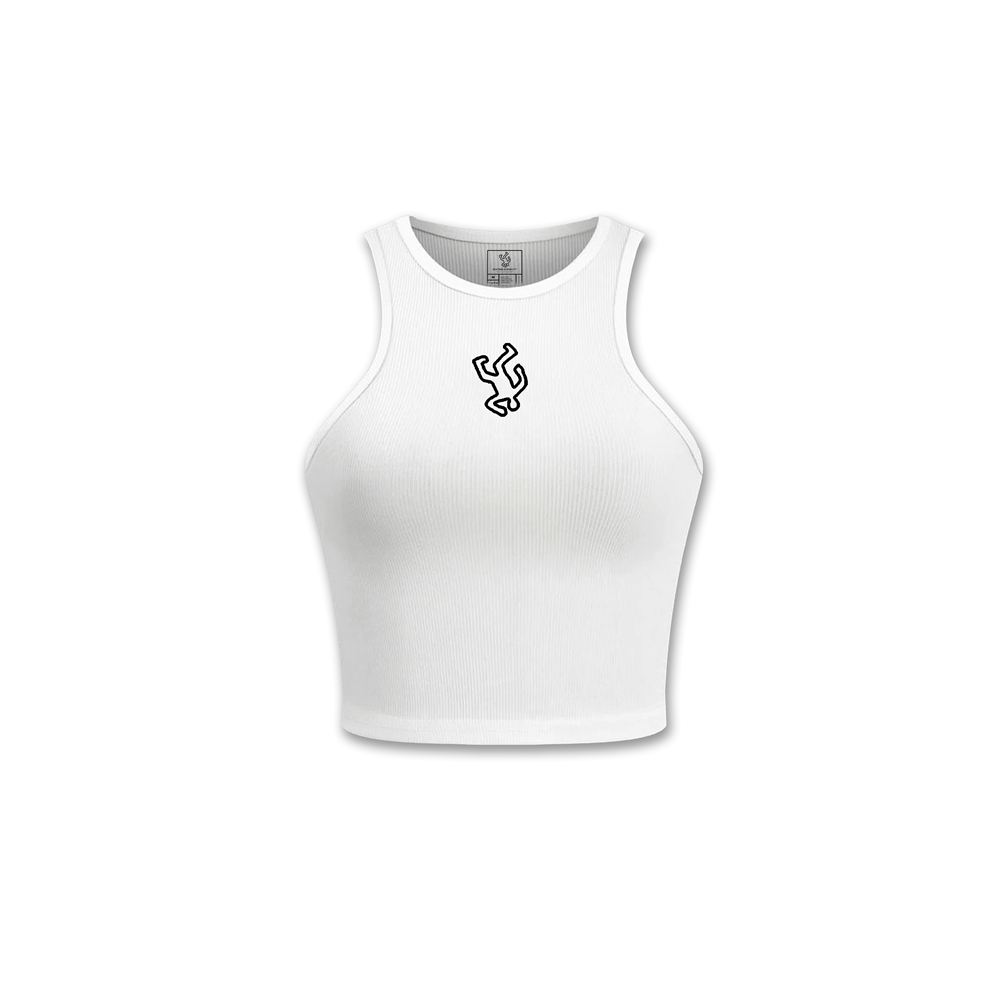 white crop top streetwear