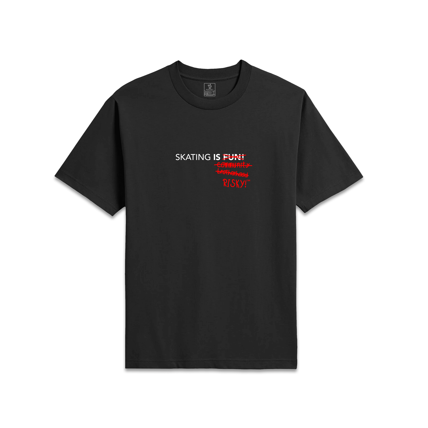 black streetwear t shirt