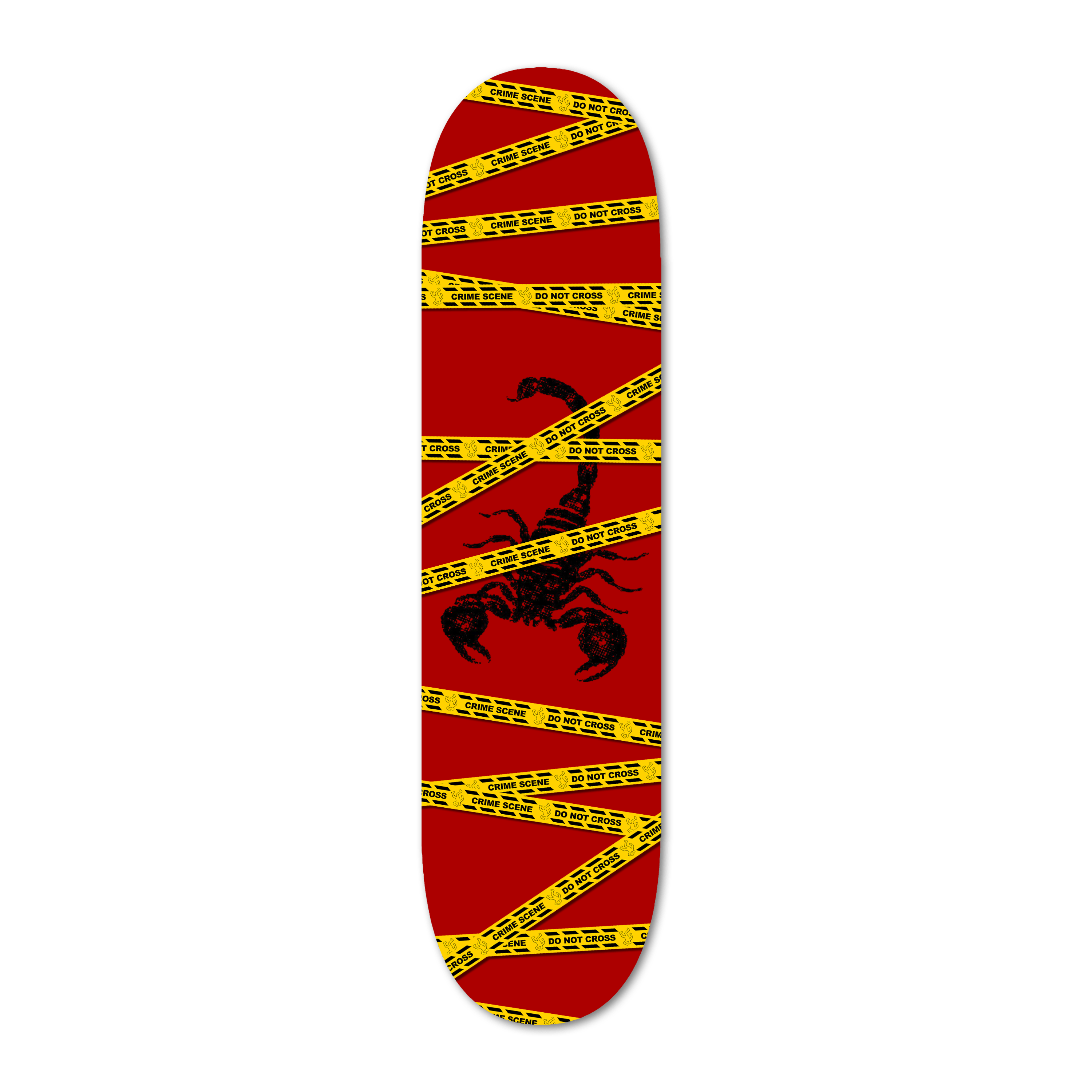 police tape skateboard deck
